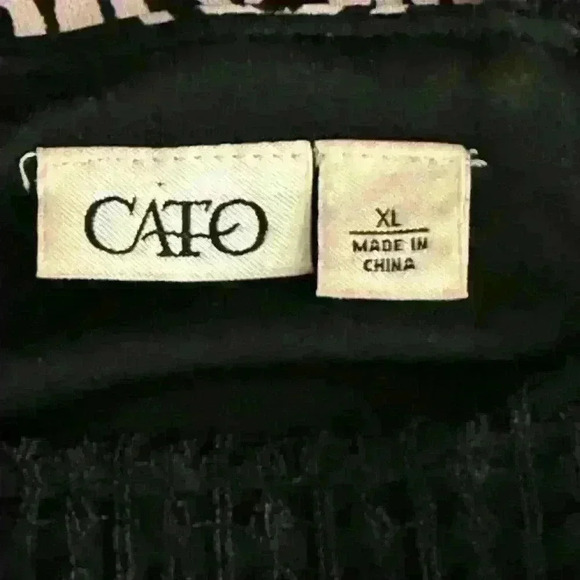 CATO Black & Crème Aztec Print Round Neck Sleeveless Maxi Dress - Picture 8 of 8